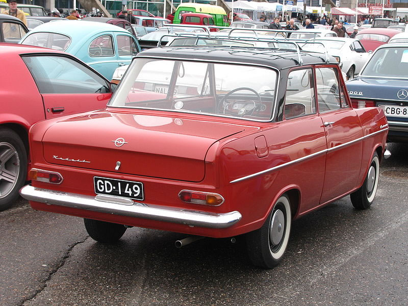 Opel Kadett A - Achterzijde